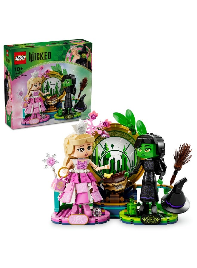 LEGO Wicked Elphaba & Glinda Figures Building Toy Set 75682 (Age 10+, 558 Pieces) - Image 1