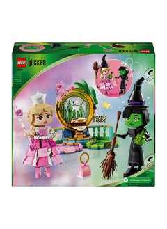LEGO Wicked Elphaba & Glinda Figures, Building Toy Set For 10 Plus Year Old Girls And Boys, With Buildable Characters And A Broom, Wizard Of Oz-Themed Gift For Kids And Fans Of The Movie 75682 (558 Pieces)  - Image 3