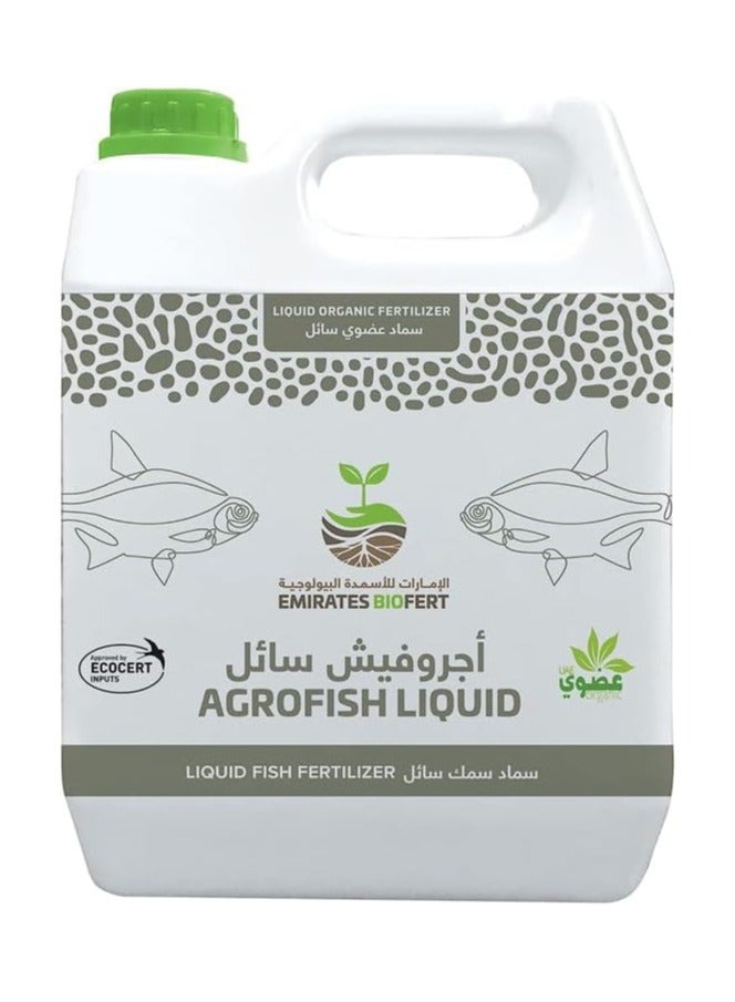 Generic EMIRATES BIOFERT AGROFISH FERTILIZER LIQUID | UAE ORGANIC FERTILIZER | MOCCAE APPROVED | 1 GALLON (3.8 LTR) 