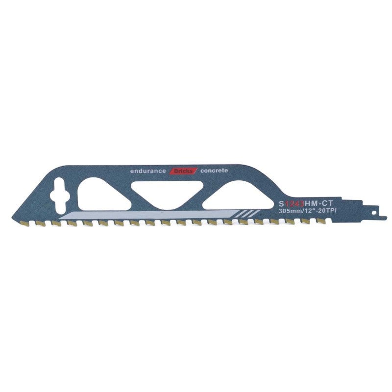 Carbide Bimetal Reciprocating Saw Blade Alloy Steel Carbide Teeth - Large Tooth Pitch for Construction Demolition - Image 1