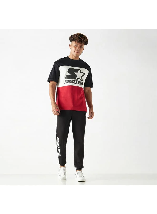 STARTER Starter Print Crew Neck T-shirt with Short Sleeves