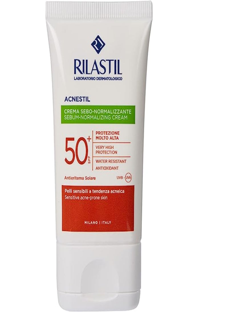 Rilastil Acnestil Sebum-Normalizing Cream SPF 50+ 40ml - Image 3
