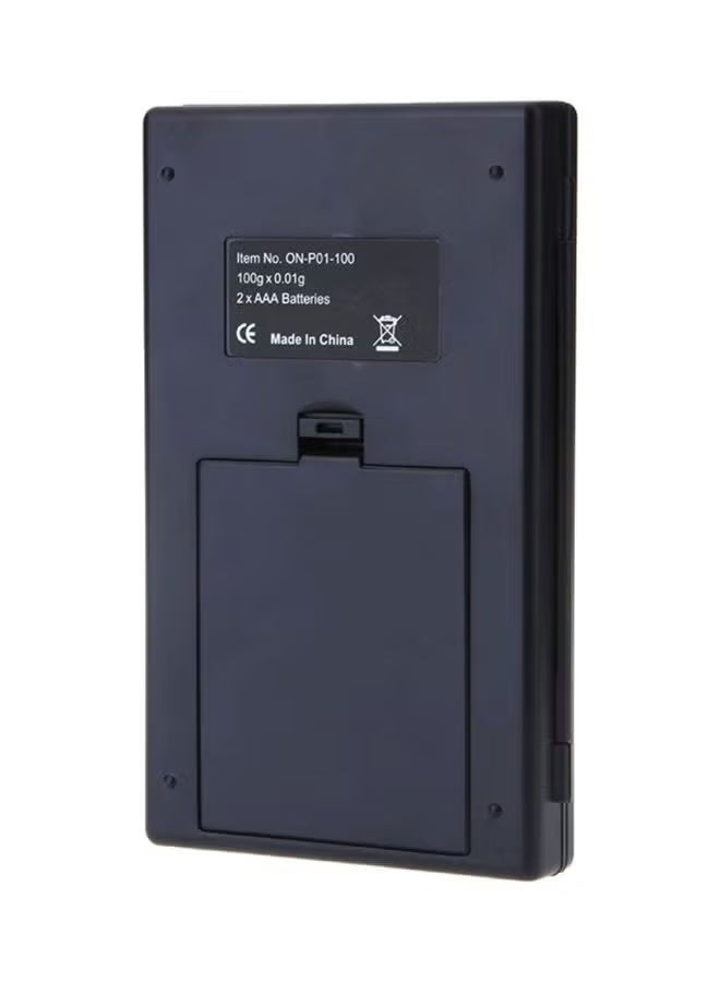 ميزان ديجيتال LCD صغير متنقل لوزن المجوهرات والذهب ميزان ميكرو جرام 0.01غ-100غ ميزان إلكتروني للقهوة ميزان جيبي ، أسود - Image 5
