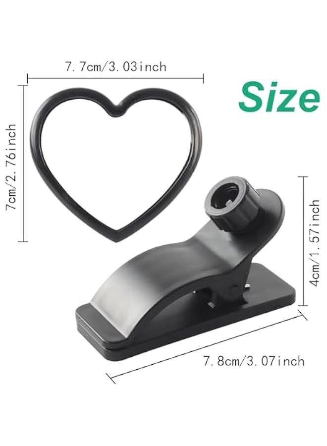 360 Degree Adjustable Rear Facing Baby Car Mirror for Babies, Kids, and Infants - Convex Love Mirrors for Automotive Interior with Clip-on Installation - See Your Rear Kids Easily! - Image 3
