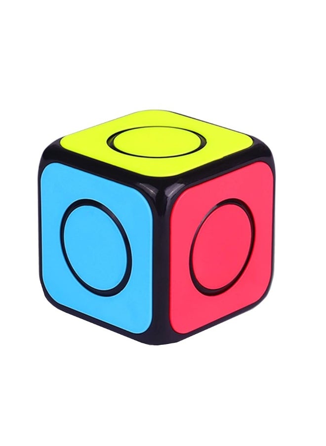 CuberSpeed - Cuberspeed QY Toys 1x1x1 Speed Cube 02 Black 1x1 Magic Cube Puzzle O2 Cube - Image 1