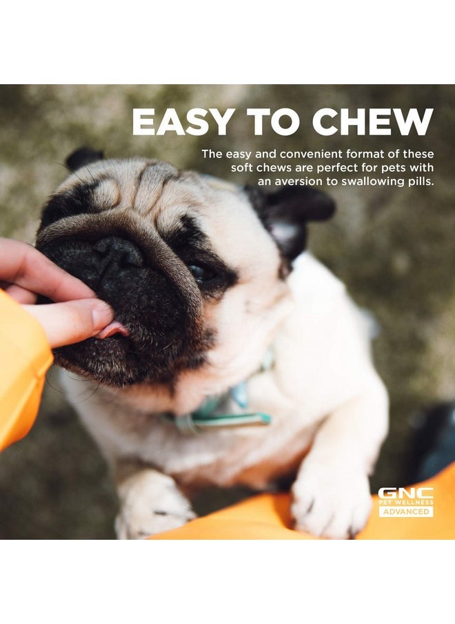 GNC - GNC Pets Advanced Digestion Dog Supplements for All Dogs | 90 ct Soft Chew Dog Digestive Supplements with Flaxseed and Probiotics | Chicken Flavor Dog Supplements for Digestive Support and Gut Health - Image 1