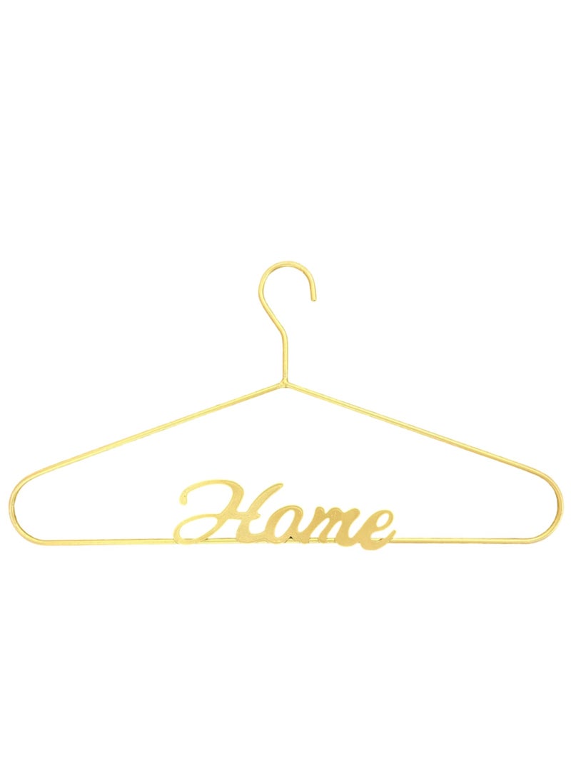 Stellar Golden Metal Hanger Heavy Duty Thin Compact Hanger for Wardrobe Shirts Coats Jackets Dress Strong Wire Space Saving Decorative Hangers (Home)  - Image 1