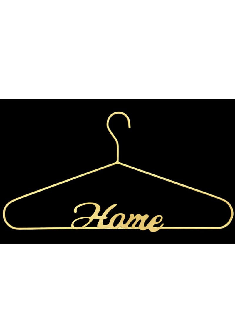Stellar Golden Metal Hanger Heavy Duty Thin Compact Hanger for Wardrobe Shirts Coats Jackets Dress Strong Wire Space Saving Decorative Hangers (Home)  - Image 2