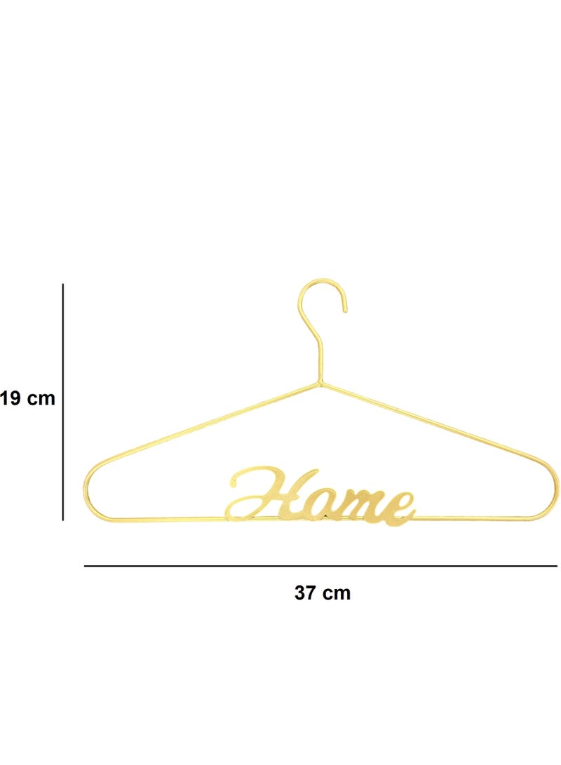 Stellar Golden Metal Hanger Heavy Duty Thin Compact Hanger for Wardrobe Shirts Coats Jackets Dress Strong Wire Space Saving Decorative Hangers (Home)  - Image 3