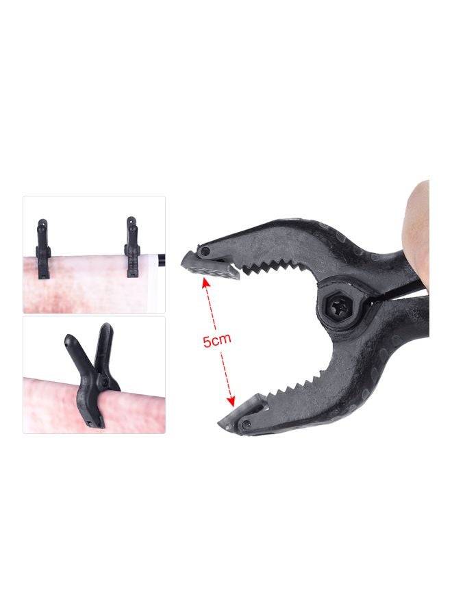 طقم حامل ستارة خلفية للتصوير الفوتوغرافي داخل الاستديو قابل للتعديل أسود - Image 5