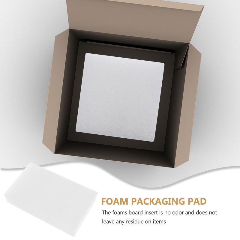 White Pearl Foam Insert Cushioning Pads 2 Pieces 250x150x50mm for Shipping and Craft Protection - Image 4