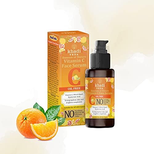 Khadi Veda Vitamin C Face Serum Skin Brightening 30 MLPack of 2 - Image 3