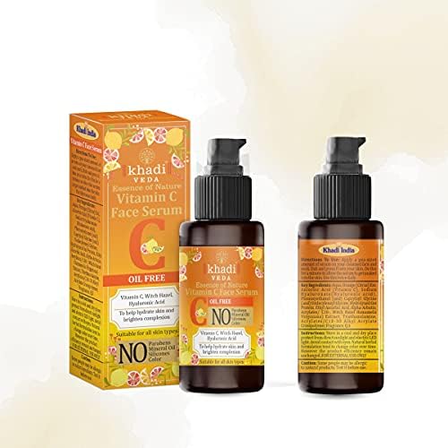 Khadi Veda Vitamin C Face Serum Skin Brightening 30 MLPack of 2 - Image 4