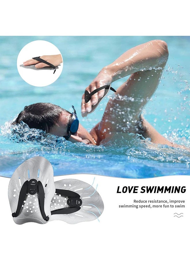 Ant Swim Paddles Hand, Swim Training Hand Paddles with Adjustable Straps, Swim Paddles for Adult Children Unisex Professional Swimming Accessories  - Image 5