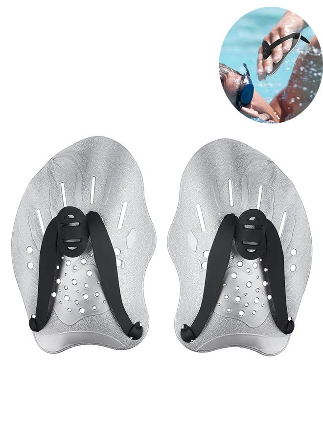 Ant Swim Paddles Hand, Swim Training Hand Paddles with Adjustable Straps, Swim Paddles for Adult Children Unisex Professional Swimming Accessories  - Image 1