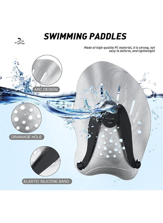 Ant Swim Paddles Hand, Swim Training Hand Paddles with Adjustable Straps, Swim Paddles for Adult Children Unisex Professional Swimming Accessories  - Image 3