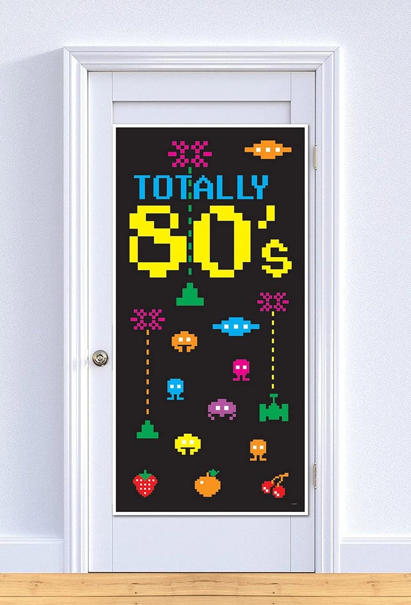 Beistle Totally 80s Door Cover - Image 2