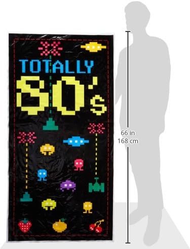 Beistle Totally 80s Door Cover - Image 3