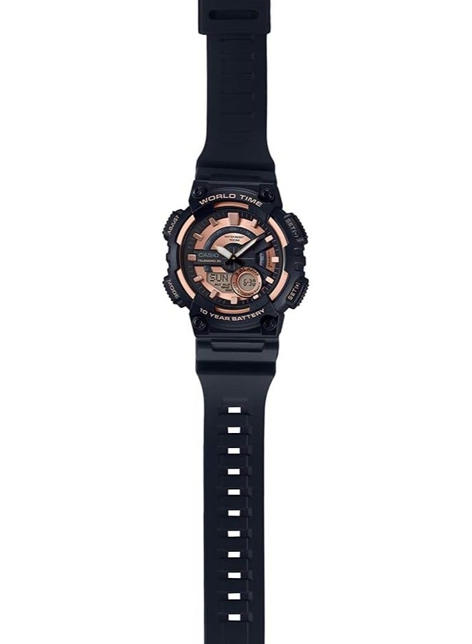 Casio AEQ-110W-1A3VDF (AD222) Men, Casual, Casual Watch Analog-Digital - Image 3