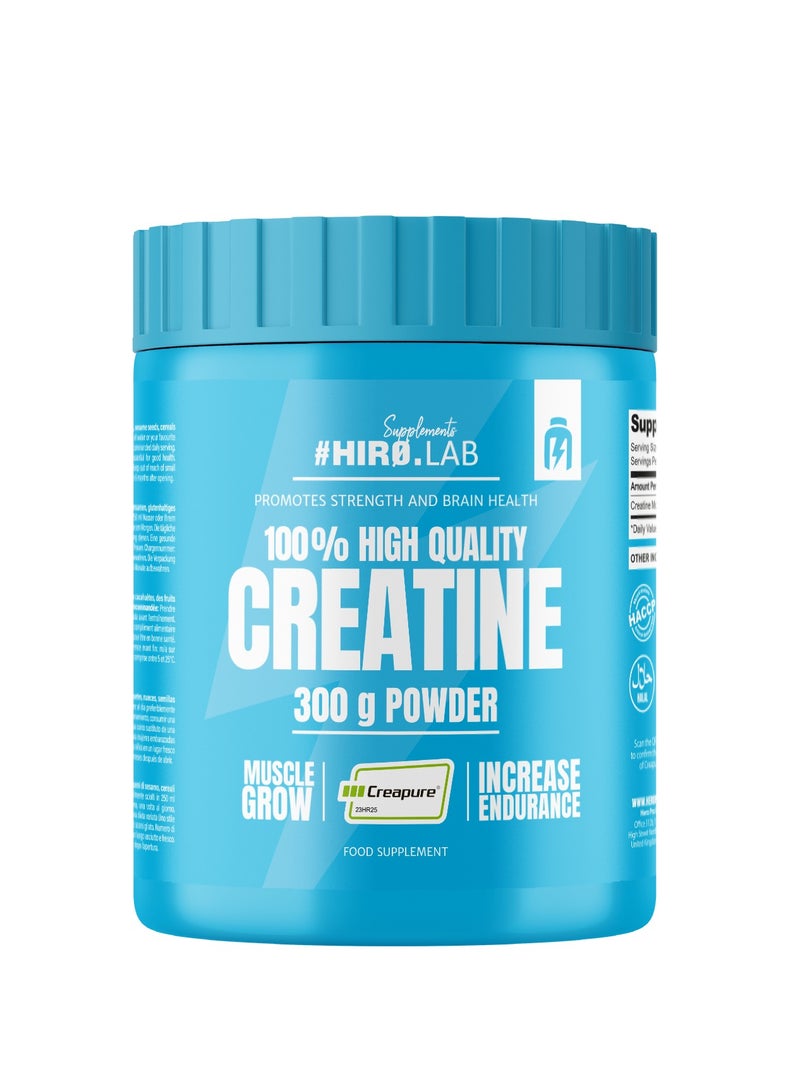 HIRO.LAB - 100% Creatine Creapure 300g - Image 1
