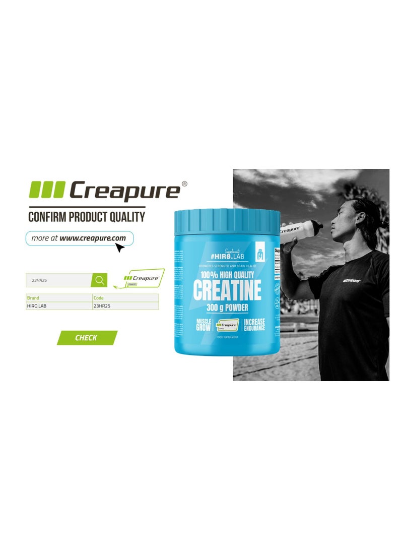 HIRO.LAB - 100% Creatine Creapure 300g - Image 2