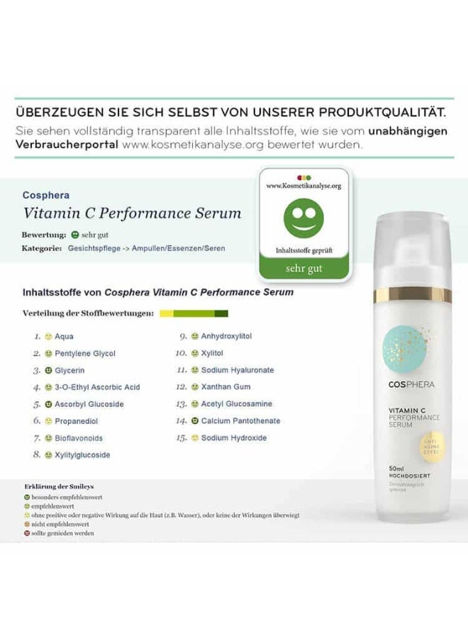 Cosphera Vitamin C Serum  ,50ML, For radiant and healthy skin ,Made in Germany - Image 4