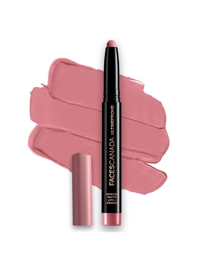 Facescanada Faces Canada Ultime Pro Hd Intense Matte Lips + Primer - Perfection 01, 1.4G | 9Hr Long Stay | Primer Infused For Flawless Hd Matte Finish | Intense Color Lightweight Silky Smooth Cream Application  - Image 1