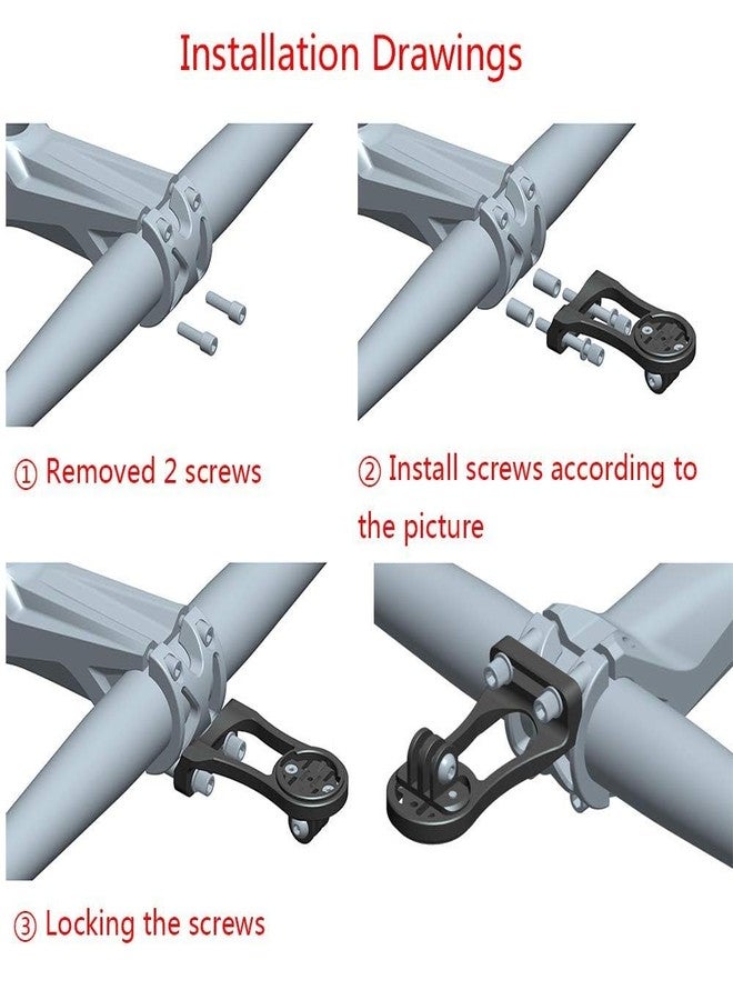 Panmout Out Front Combo Extended Mount for Wahoo Elemnt Bolt and Mini, Bike Light Adapter - Image 4