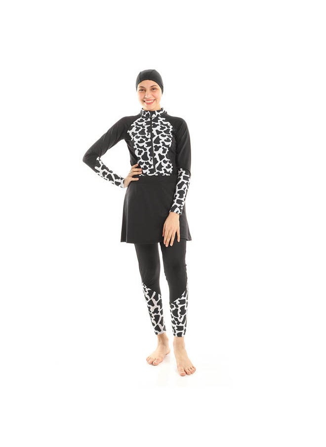 Pavone - Set of 3 Solid & Patterned Burkini - Image 1