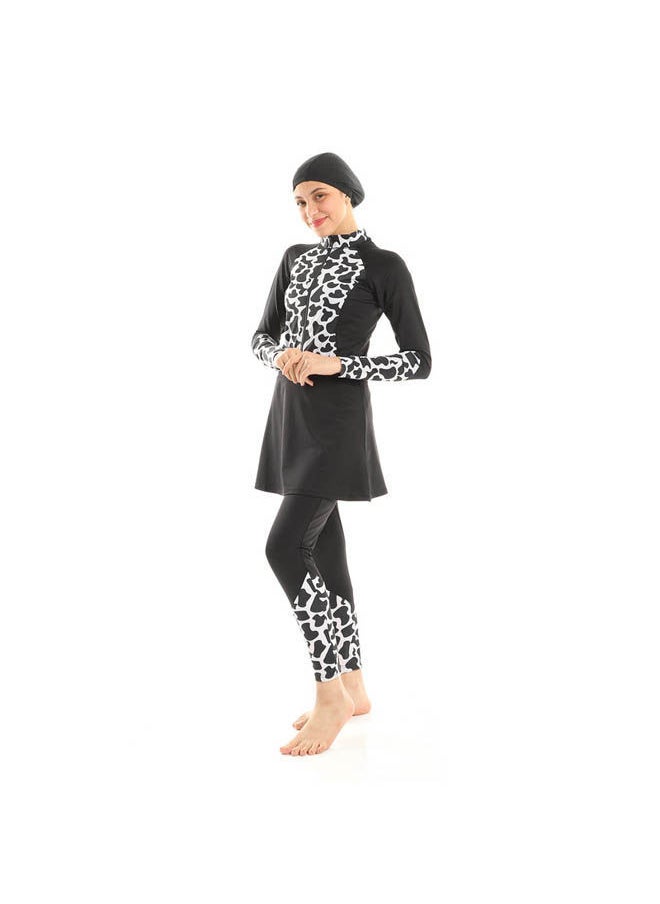 Pavone - Set of 3 Solid & Patterned Burkini - Image 1