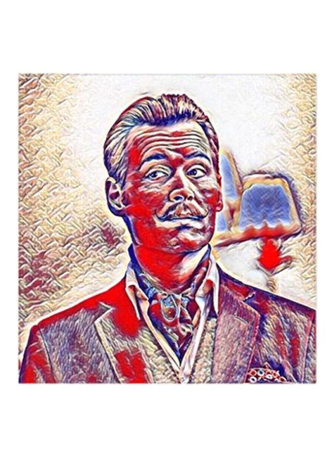 RYN Johnny Depp MDF Wall Art Multicolour 30x30centimeter - Image 1