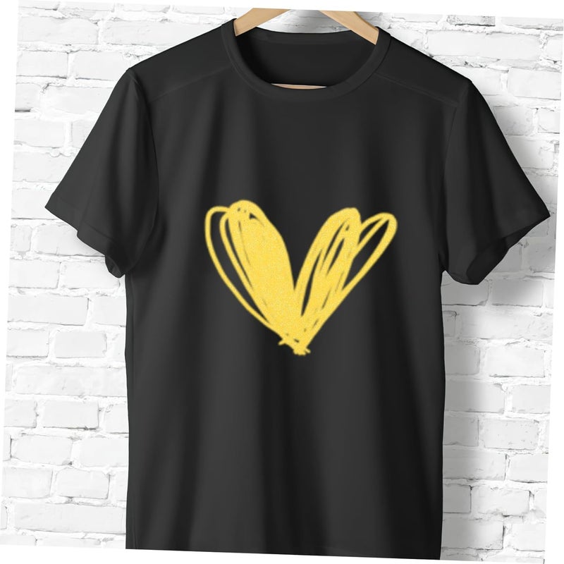 Housoutil 1sheet Glitter Htv Heat Transfer Vinyl for T-Shirt Decoration Easy to Cut for Crafts and Custom Clothing - Image 4