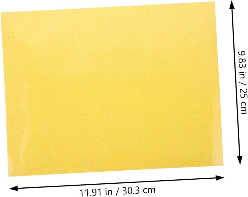 Housoutil 1sheet Glitter Htv Heat Transfer Vinyl for T-Shirt Decoration Easy to Cut for Crafts and Custom Clothing - Image 5