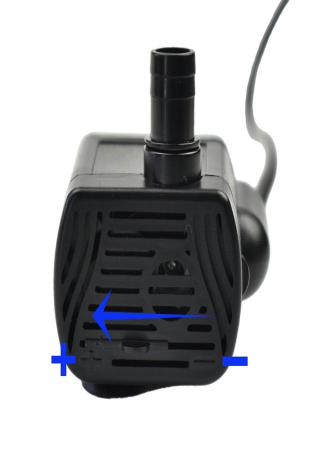 CONQUERALL DC 3.5-9V DC micro submersible pump USB interface 200L/h flow rate adjustable, suitable for solar panels, Cat Fountain - Image 3