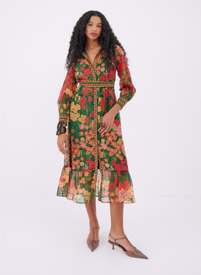Raishma Olive Dress - Image 1