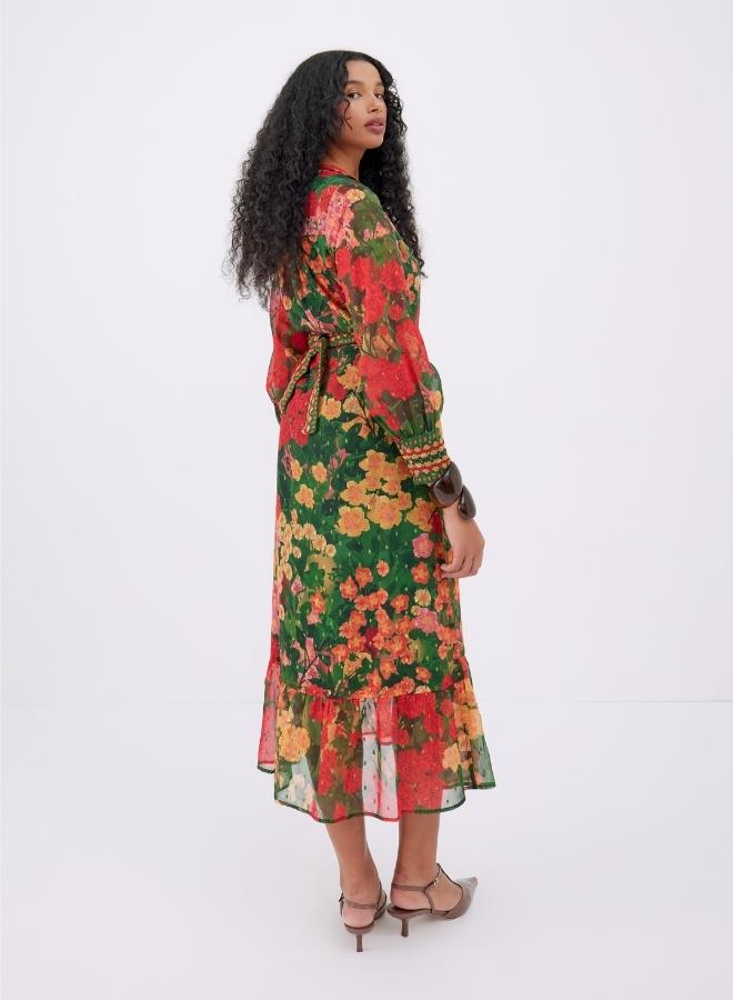 Raishma Olive Dress - Image 3