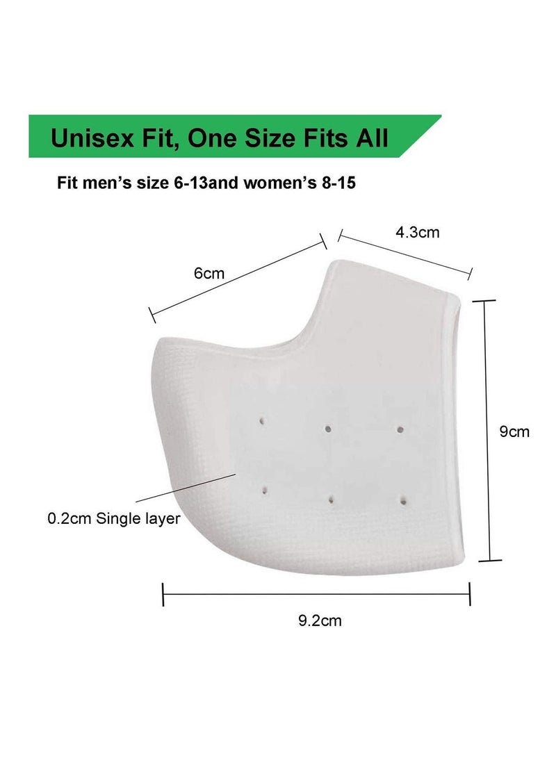 Excefore Shoe Grips Plantar Fasciitis Inserts Heal Dry Cracked Heels for Men and Women Breathable Heel Cups Great for Heel Pain, Heal Dry Cracked Heels, Achilles Tendinitis, for Men and Women - Image 4
