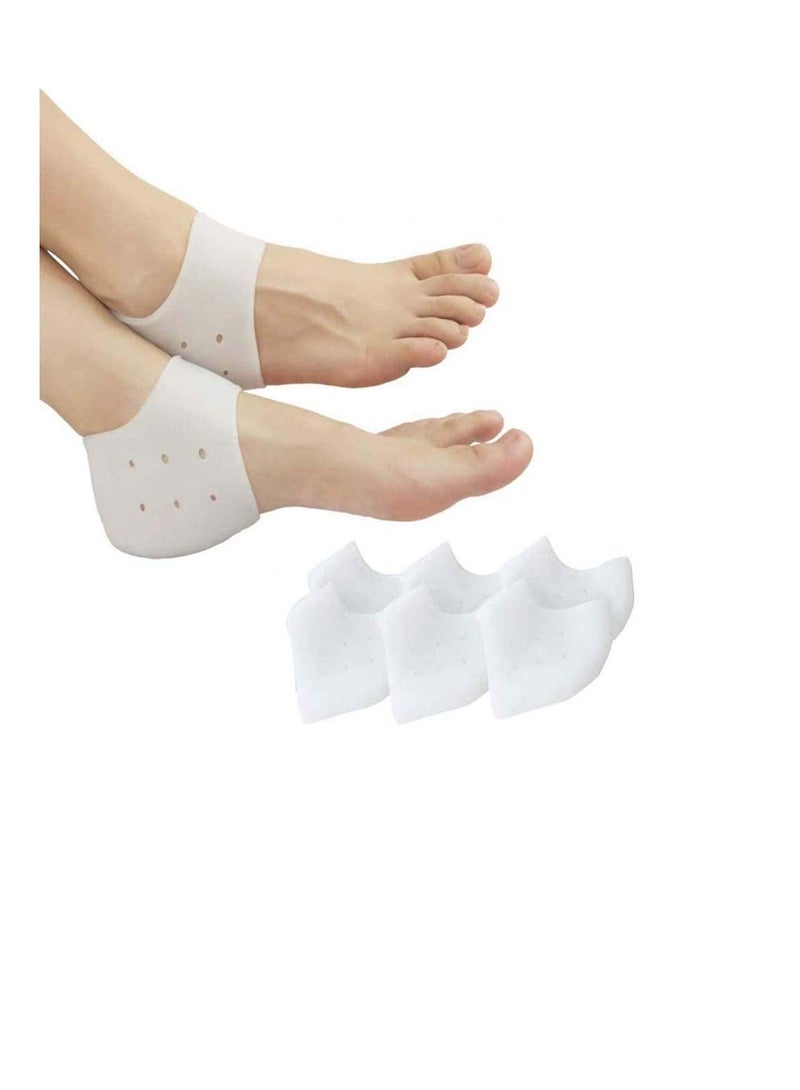 Excefore Shoe Grips Plantar Fasciitis Inserts Heal Dry Cracked Heels for Men and Women Breathable Heel Cups Great for Heel Pain, Heal Dry Cracked Heels, Achilles Tendinitis, for Men and Women - Image 1