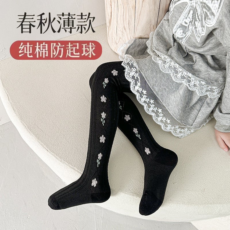 Girls' Pantyhose Tulip Thin Outer Wear Children'S Leggings Girls' Pants Baby'S Foot Dance Socks - Image 2