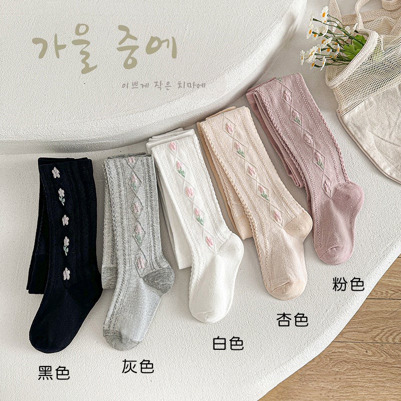 Girls' Pantyhose Tulip Thin Outer Wear Children'S Leggings Girls' Pants Baby'S Foot Dance Socks - Image 5