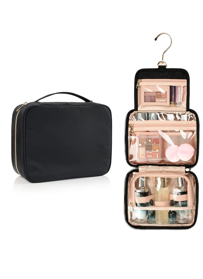 CUBETASTIC - CUBETASTIC Travel Toiletry Bag, Makeup Bag for Women, Portable Water-resistant Small Travel Bag for Toiletries & Cosmetic Essentials - Image 1