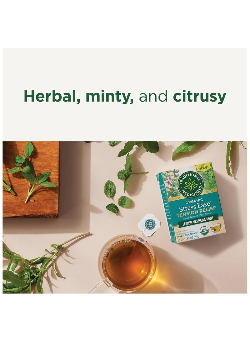 Tm Traditional Medicinals Tea Cinnamon Stress Ease Organic, 16 Ct - Image 3