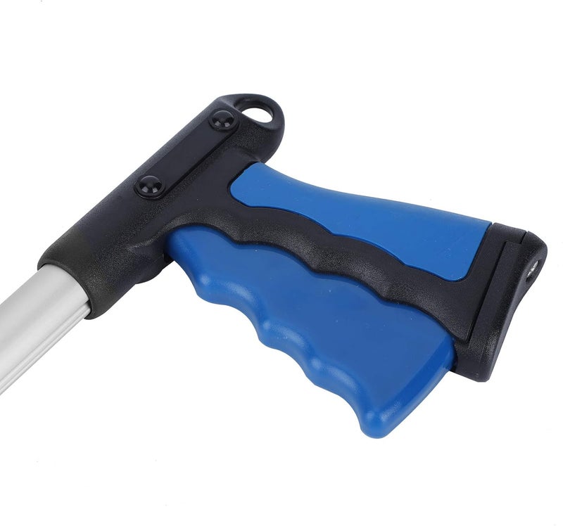 comfrt 31.5inch Extra Long Trash Grabber, Folding Trash Leaf Pickup Grabber Reacher Tool Reaching Assist for Elderly(Blue) - Image 3