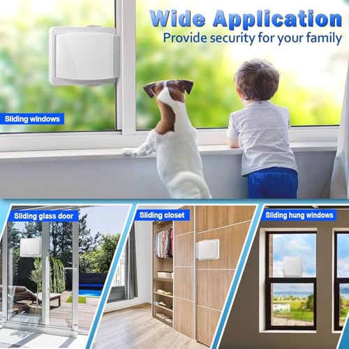 SIYANSHU Sliding Glass Door Child Lock - Baby Safety Slide Window Locks Perfect for Sliding Window Kids Proof Patio Closet Doors No Drilling Tools Needed (Grey,Green.Brown,Random, Pack of-2) - Image 5