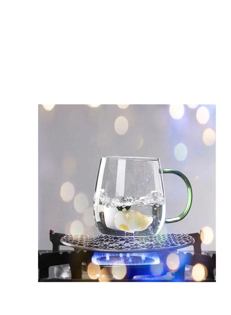 Heat Resistant 3D Tea and Coffee Glass Mug High Borosilicate Glass With Handle -Cute Dolphin - Image 4