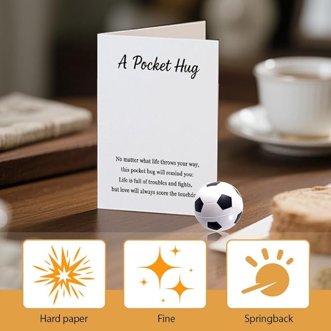 Yreamont Stress Relief Gifts for Women Men Son Grandson Daughter Granddaughter Soccer Lover Gifts for Boyfriend Girlfriend Wife Husband Stress Reliever Ball for Soccer Fan Gift for Boys Slow Rebound Ball - Image 3