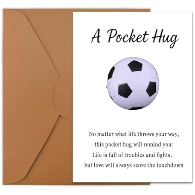 Yreamont Stress Relief Gifts for Women Men Son Grandson Daughter Granddaughter Soccer Lover Gifts for Boyfriend Girlfriend Wife Husband Stress Reliever Ball for Soccer Fan Gift for Boys Slow Rebound Ball - Image 1