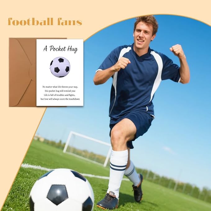 Yreamont Stress Relief Gifts for Women Men Son Grandson Daughter Granddaughter Soccer Lover Gifts for Boyfriend Girlfriend Wife Husband Stress Reliever Ball for Soccer Fan Gift for Boys Slow Rebound Ball - Image 5
