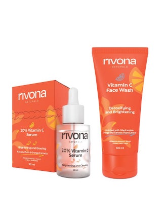 Vitamin C Duo Face Care Kit | Combo Pack Of Vitamin C Facewash 100 Ml + 20% Vitamin C Serum 30 Ml |For Men & Women | All Skin Types| - pzsku/ZE3564B2A163F5583DAABZ/45/_/1735816824/d82bd4df-ff2a-4e2c-872b-d7c70ffa33d2