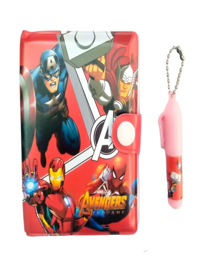 Caught Trendy Attractive Super Hero Theme Mini Motivational Journal Notebook Diary Positive Mini Notebooks Diary For Kids Small Princess Pocket Diary With Pen &Best Birthday Return Gift For Kids. - Image 2